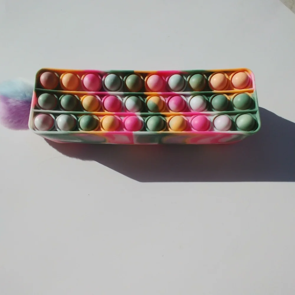Colorful Pop It Fidget Purse